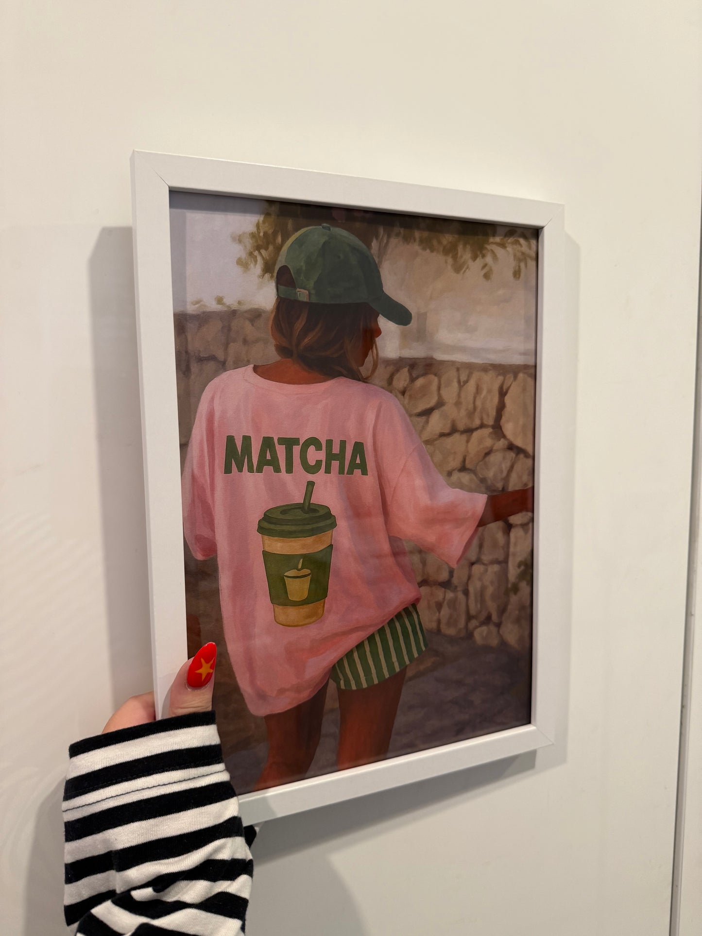 Matcha T Girlie Print