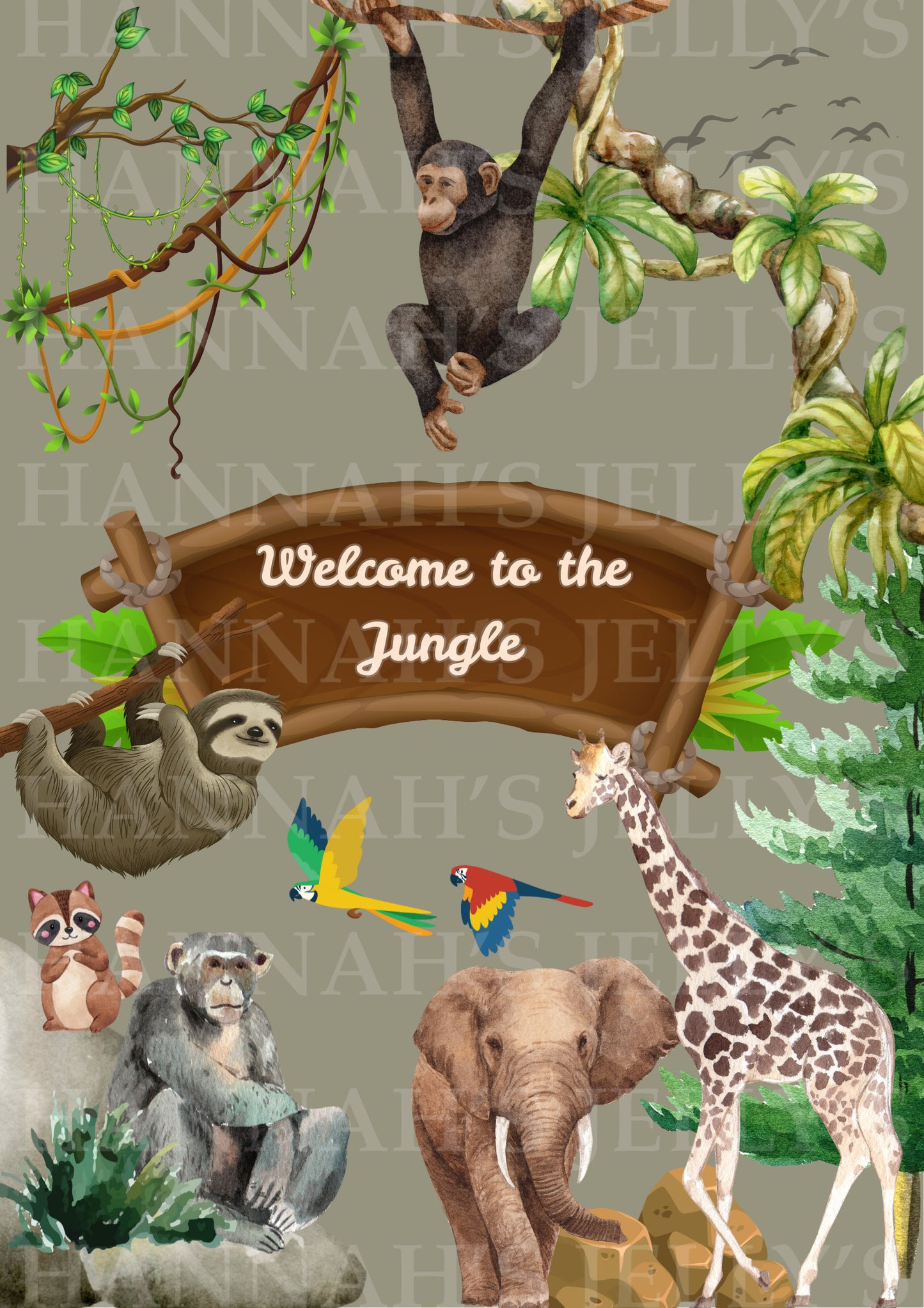 Welcome To The Jungle Print
