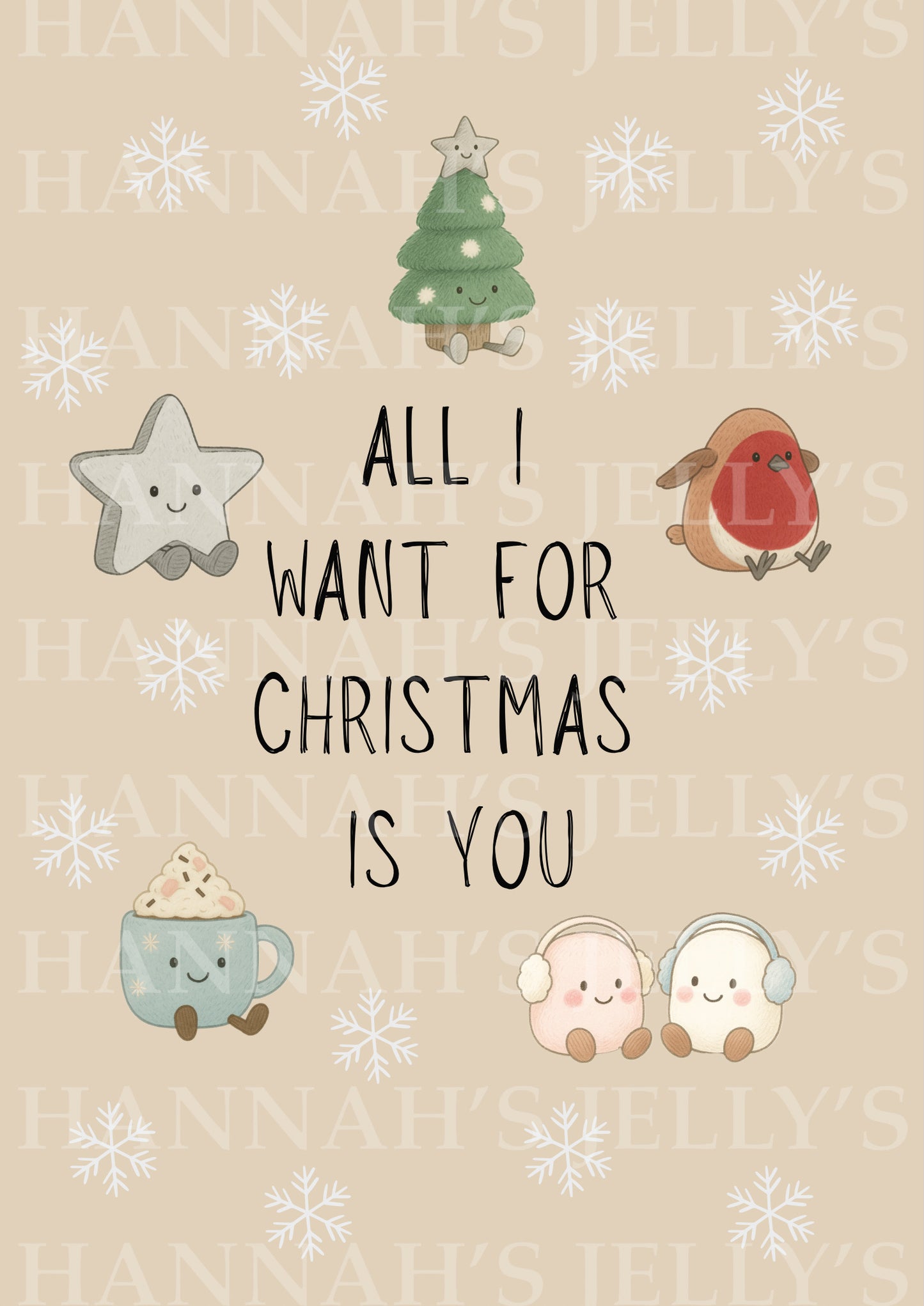 All I Want For Christmas Print