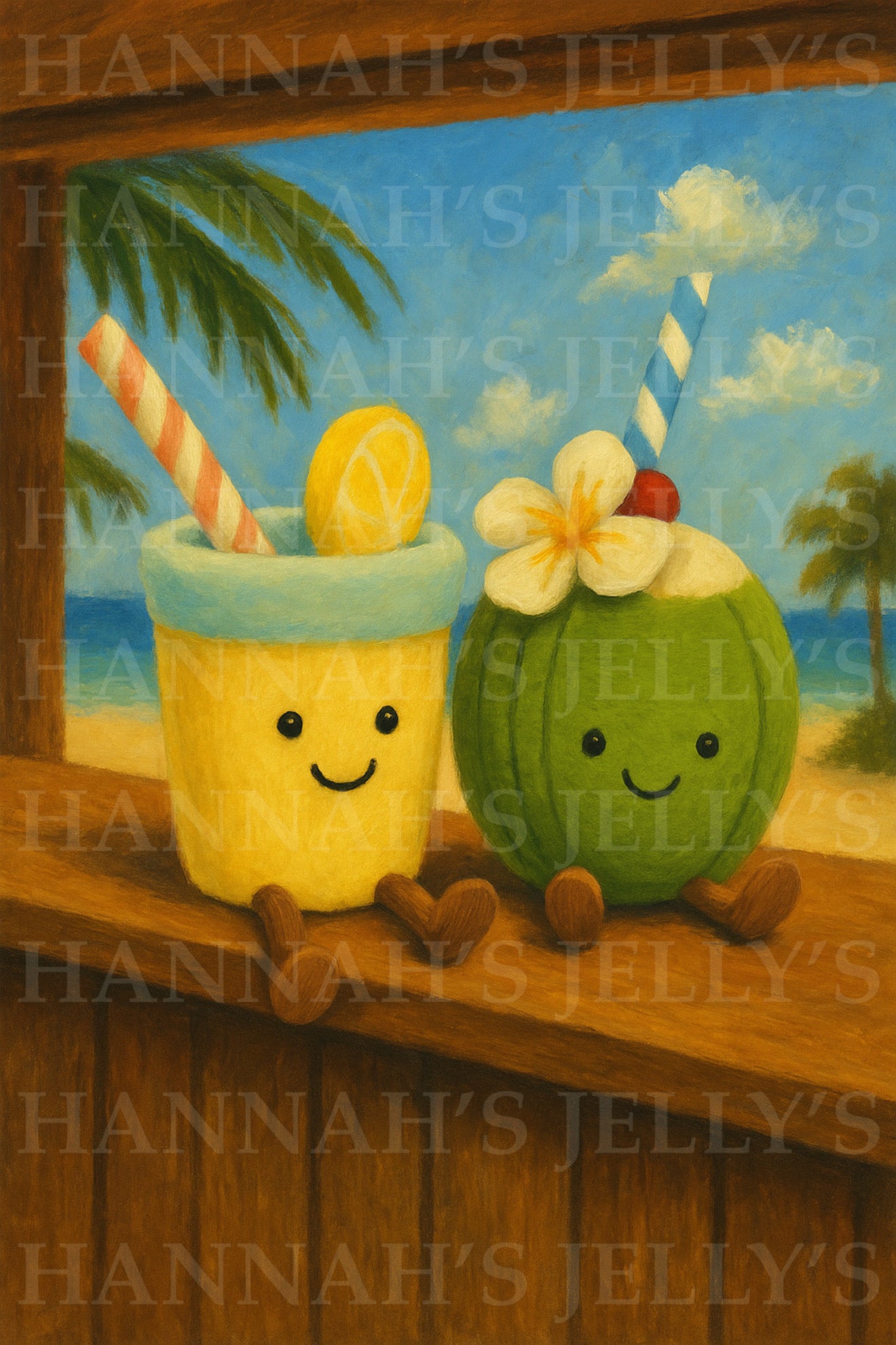 Jellycat Drinks Print