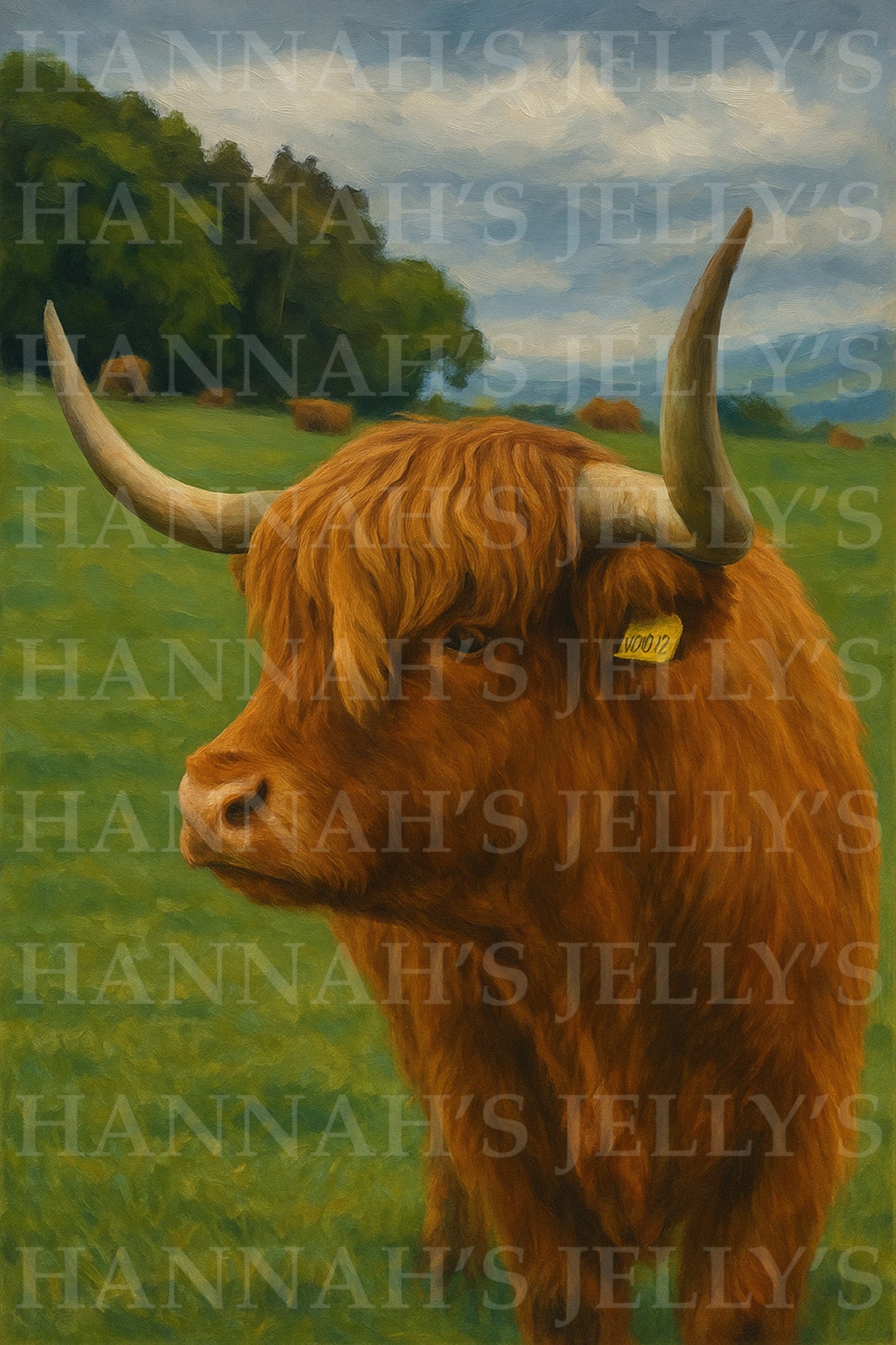 Highland Cow Print