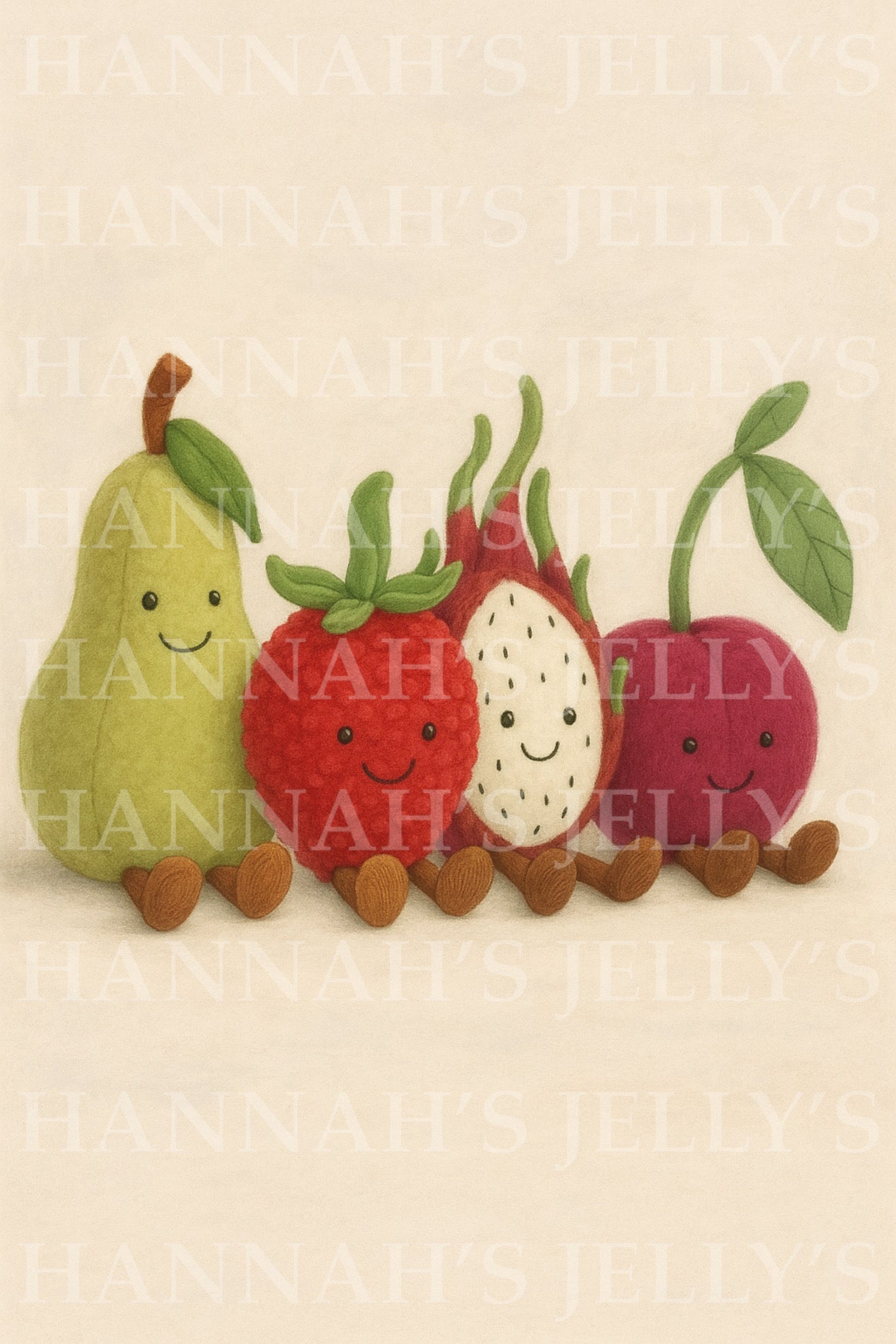 Jellycat Fruits Print