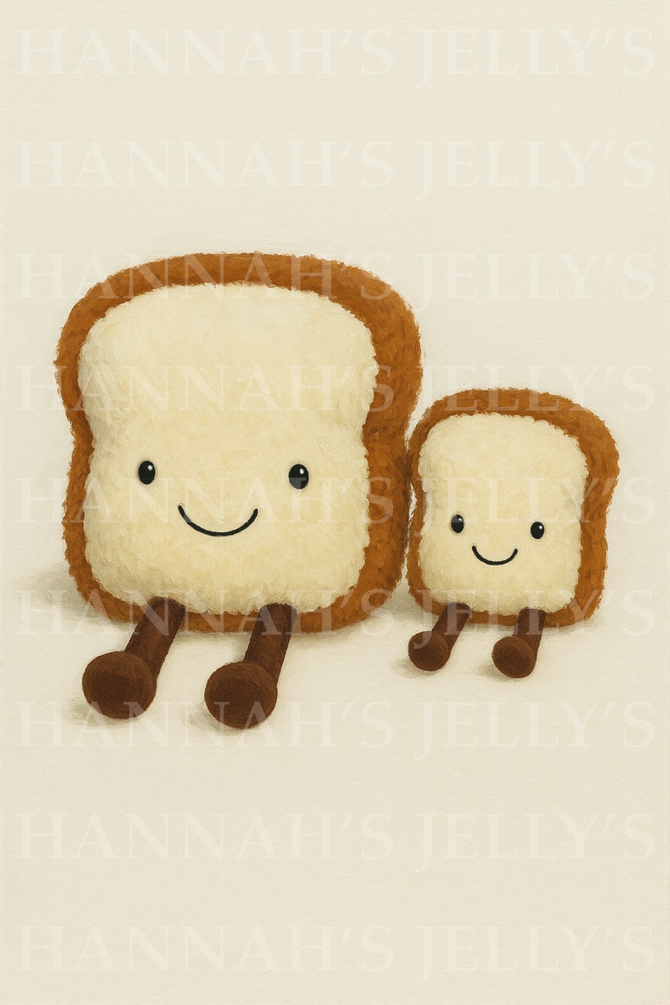 Jellycat Toast Print