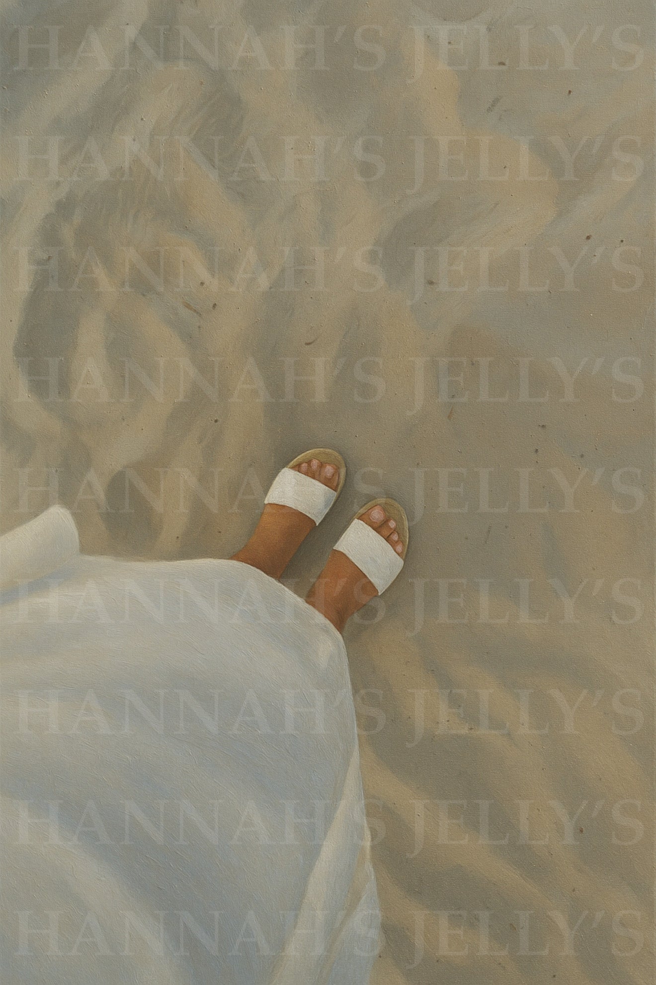 Feet On The Sand Print