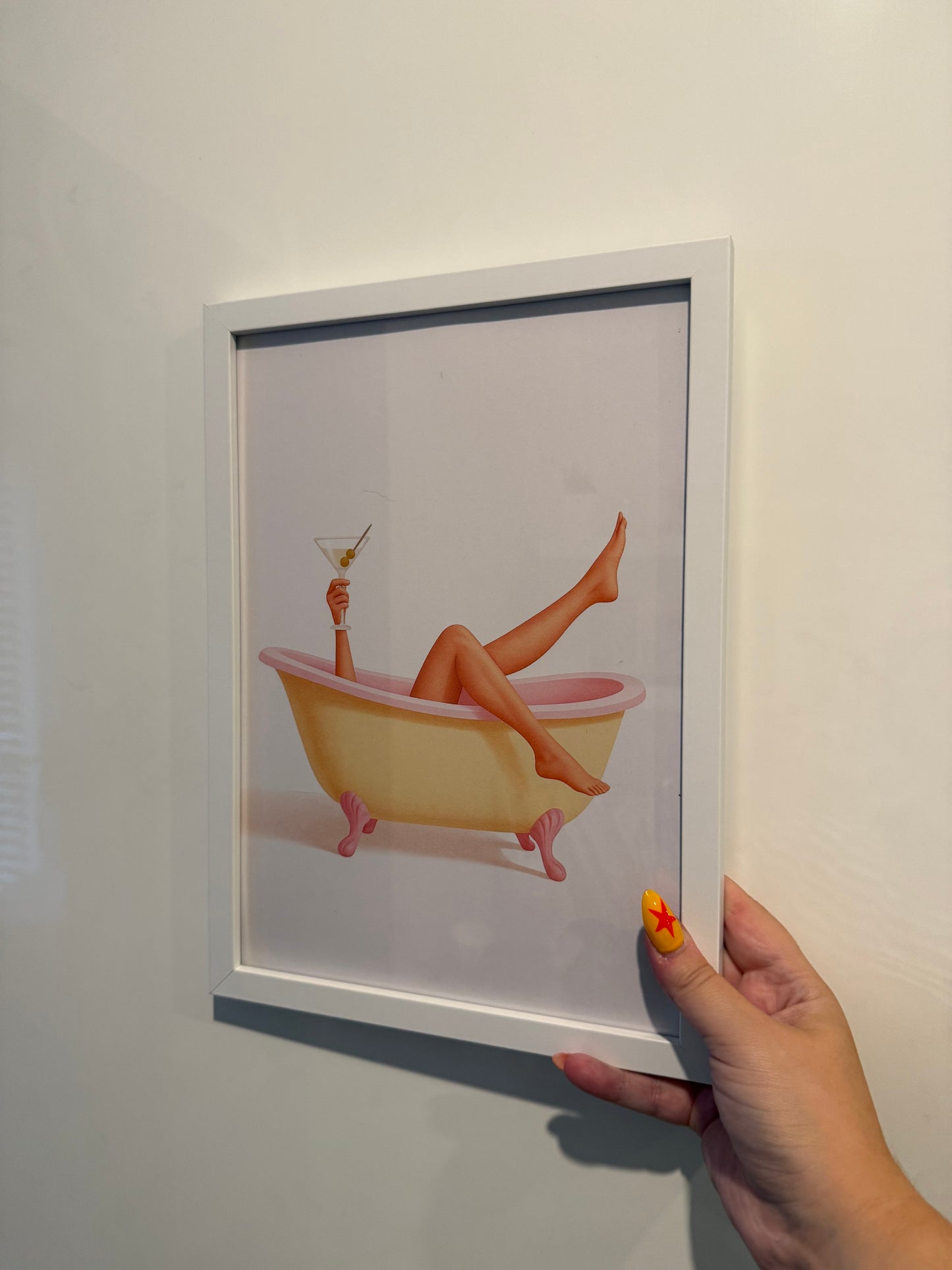 Cocktail Bath Print