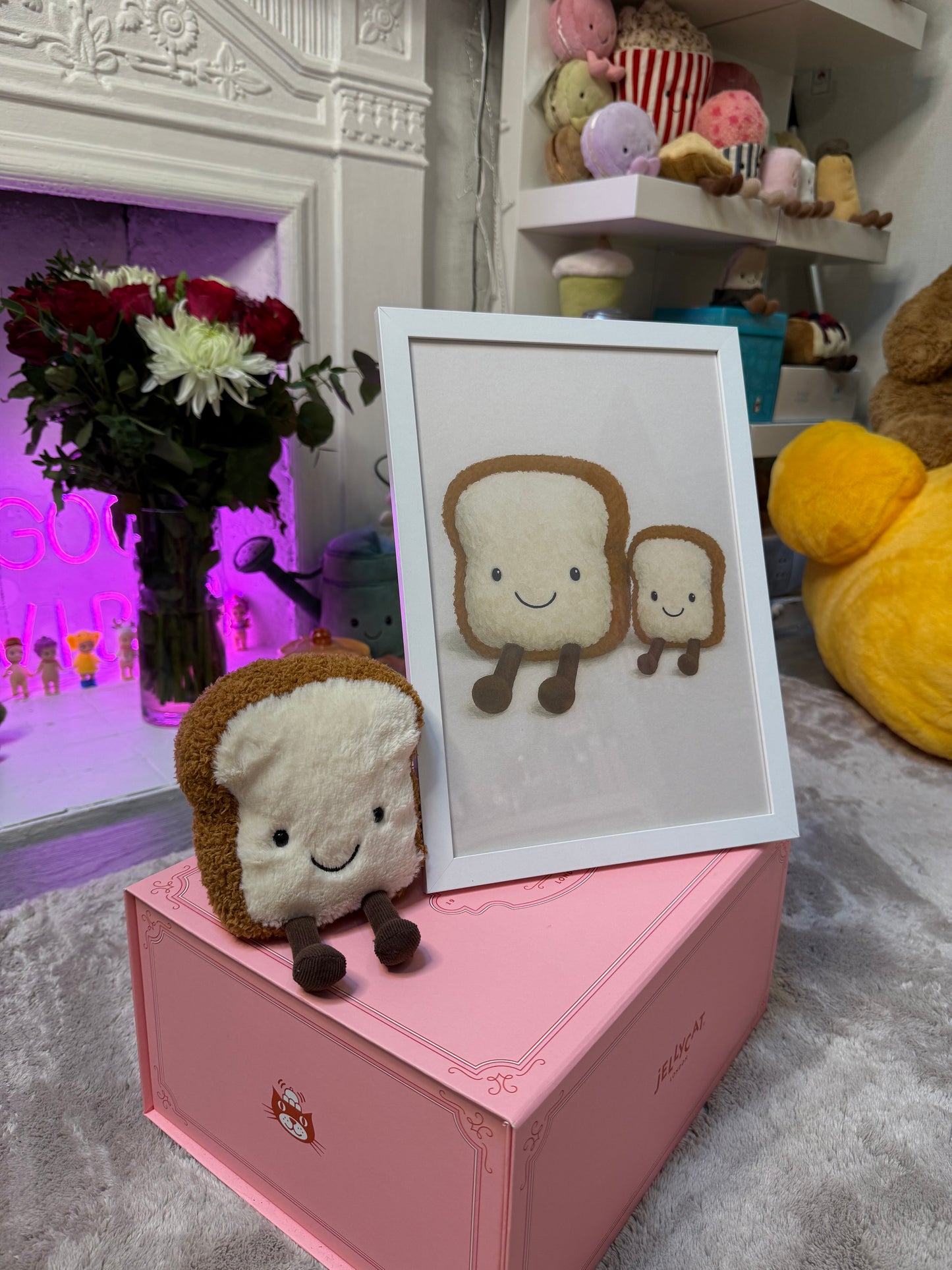 Jellycat Toast Print