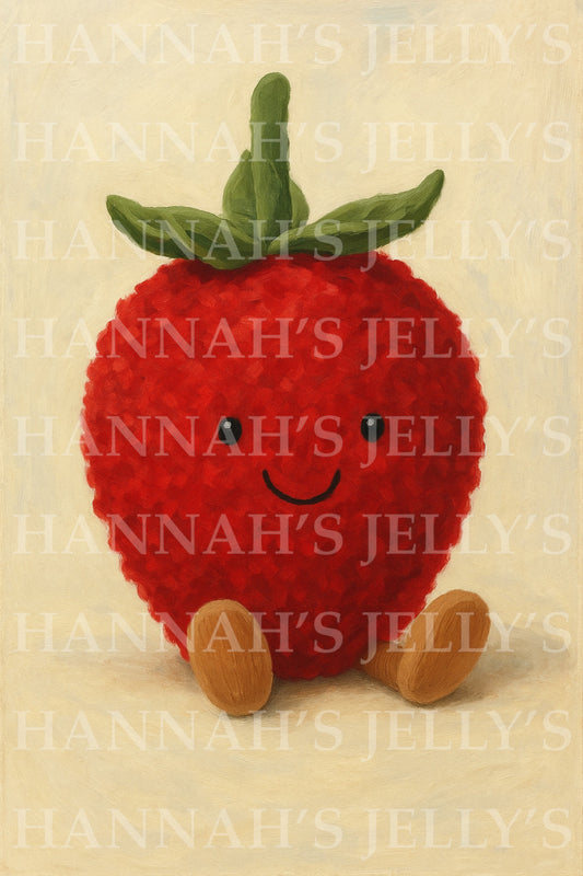 Jellycat Strawberry Print