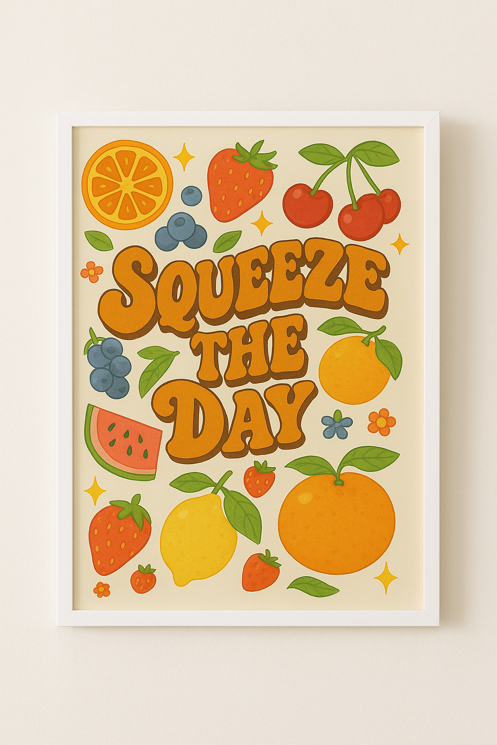 Squeeze The Day Print