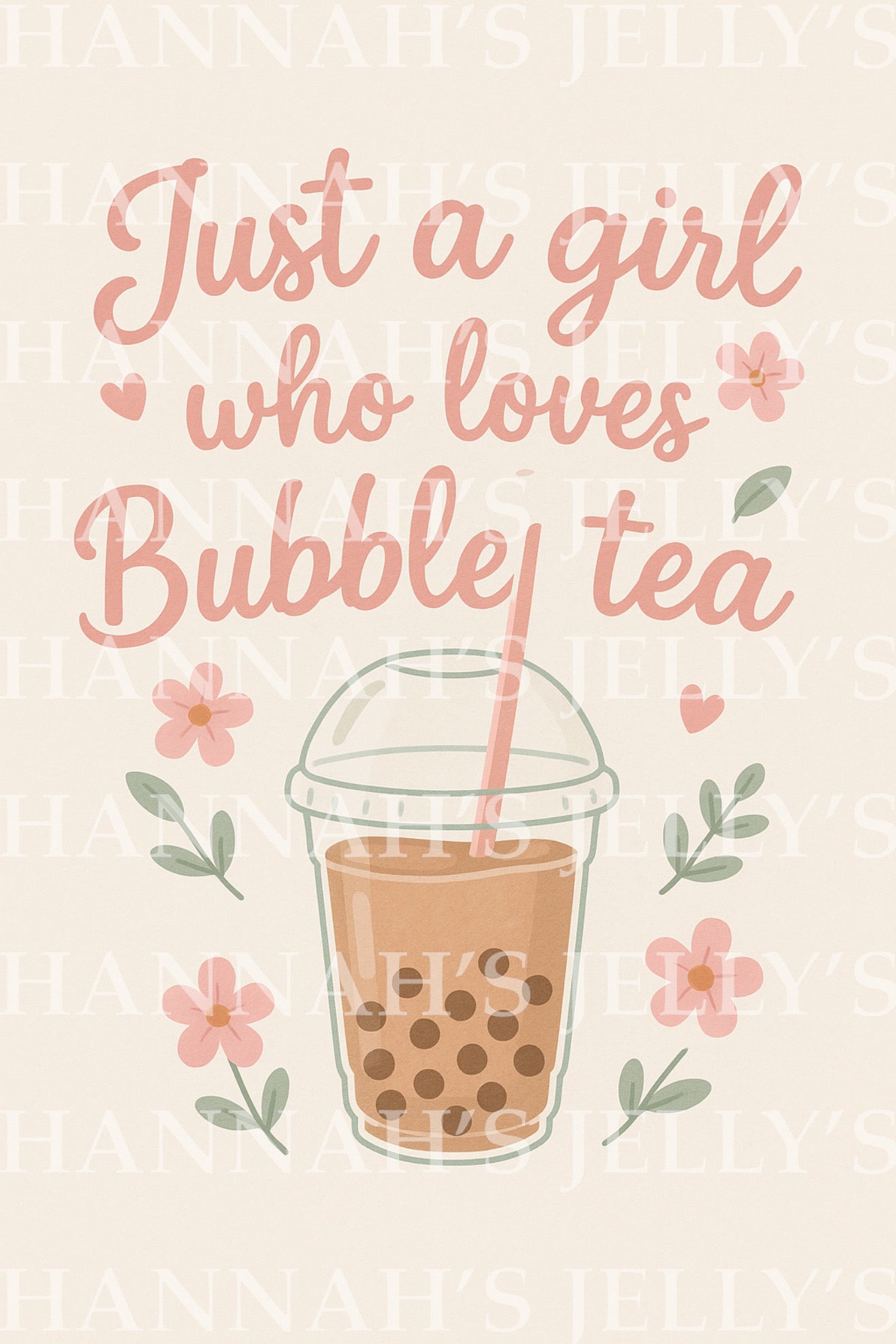 Bubble Tea Print