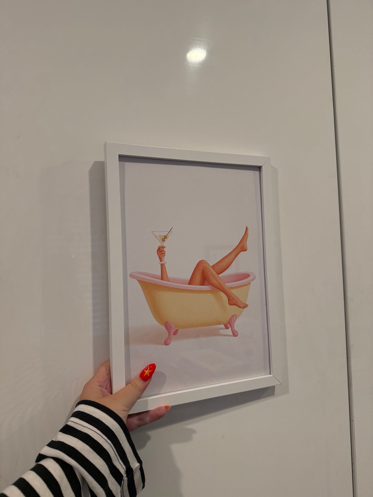 Cocktail Bath Print