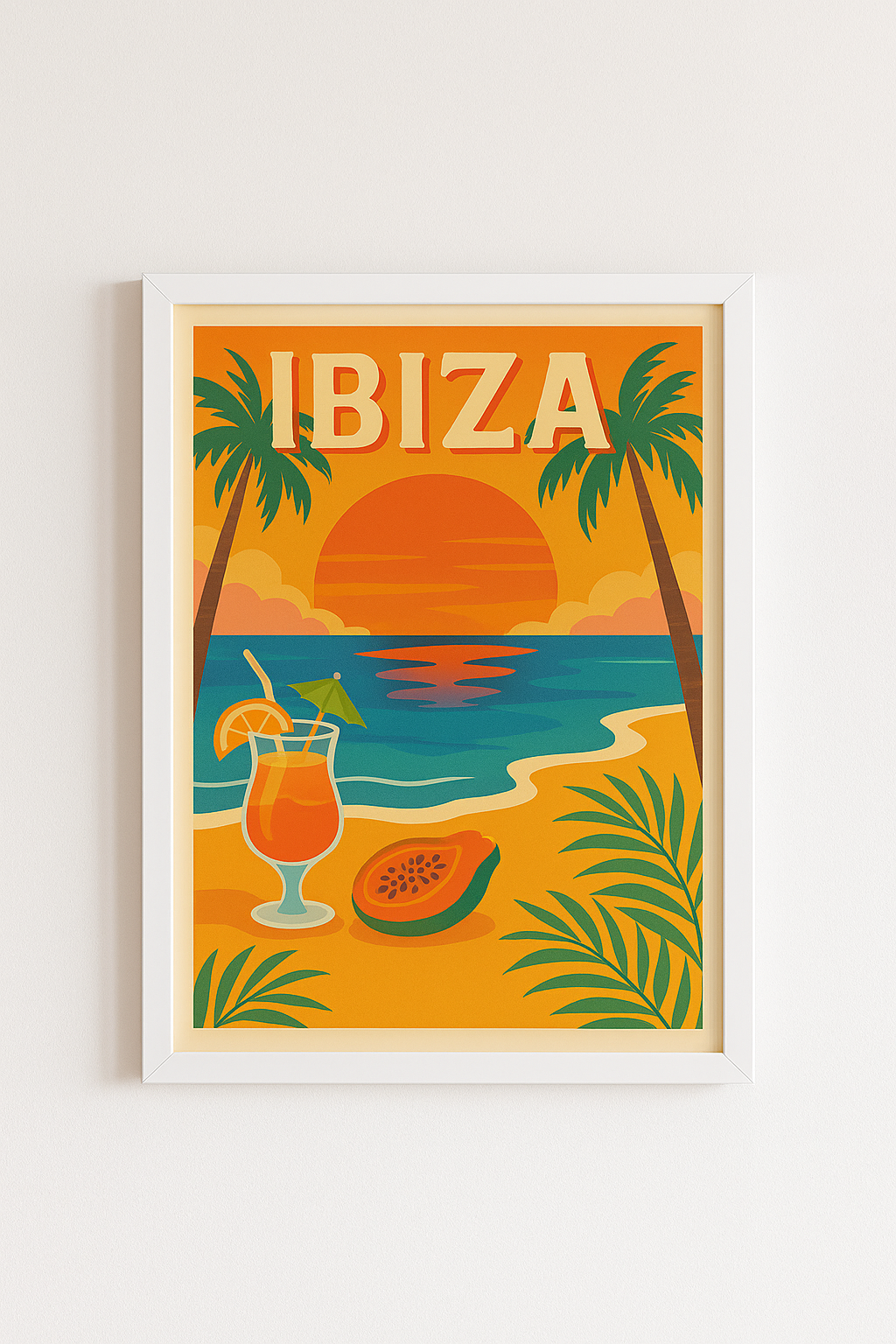 Sunset Ibiza Print
