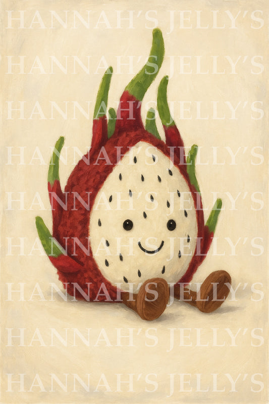 Jellycat Dragon fruit Print