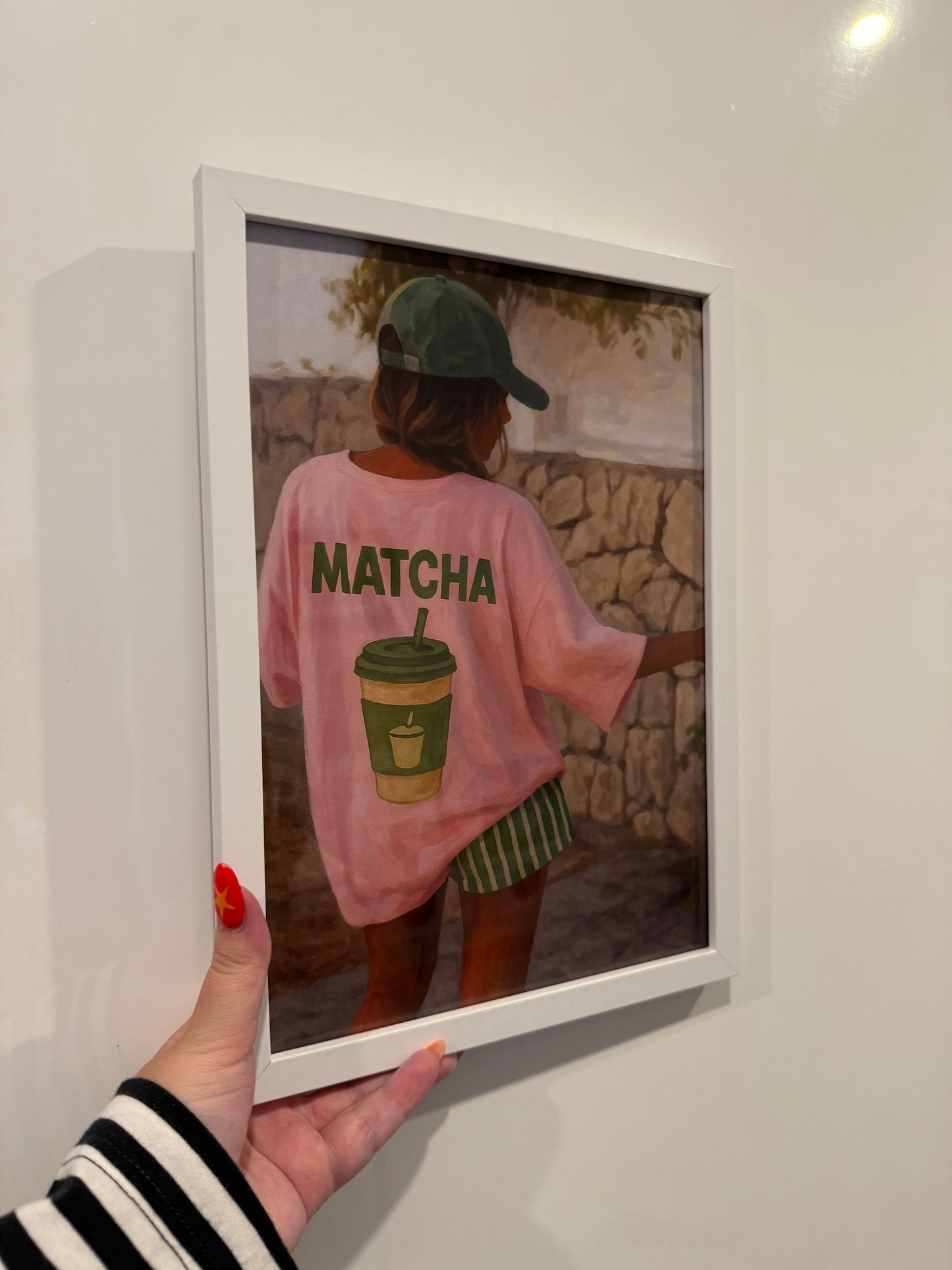 Matcha T Girlie Print