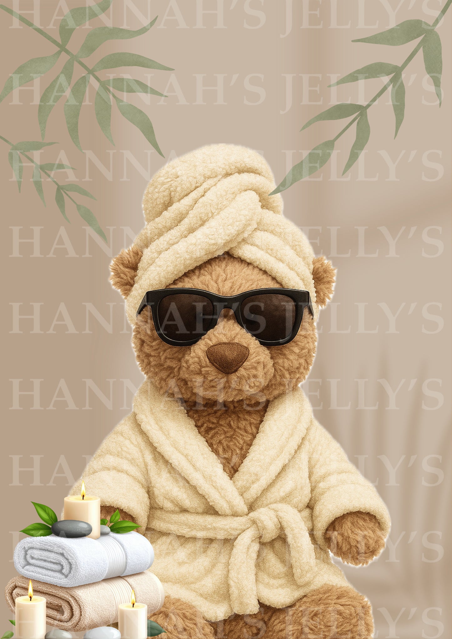 Bear Spa Print