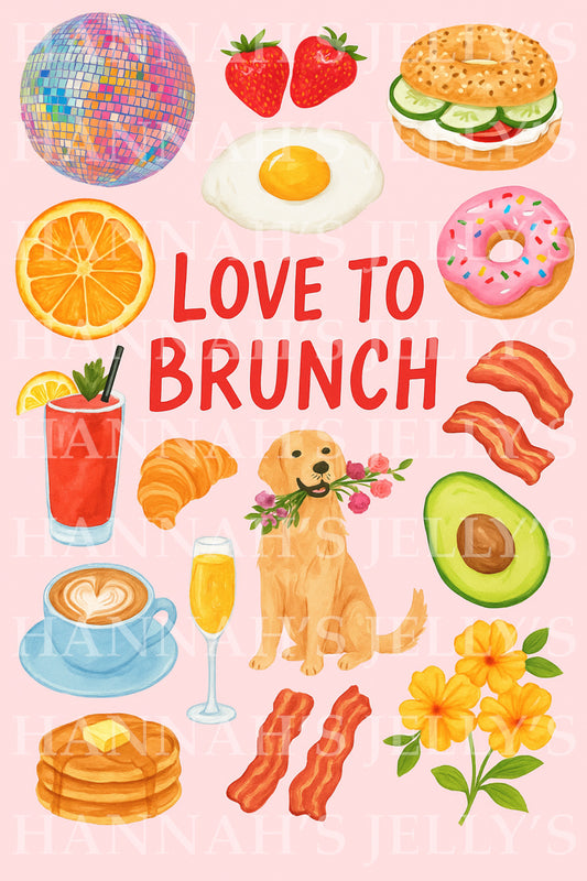 Love To Brunch Print