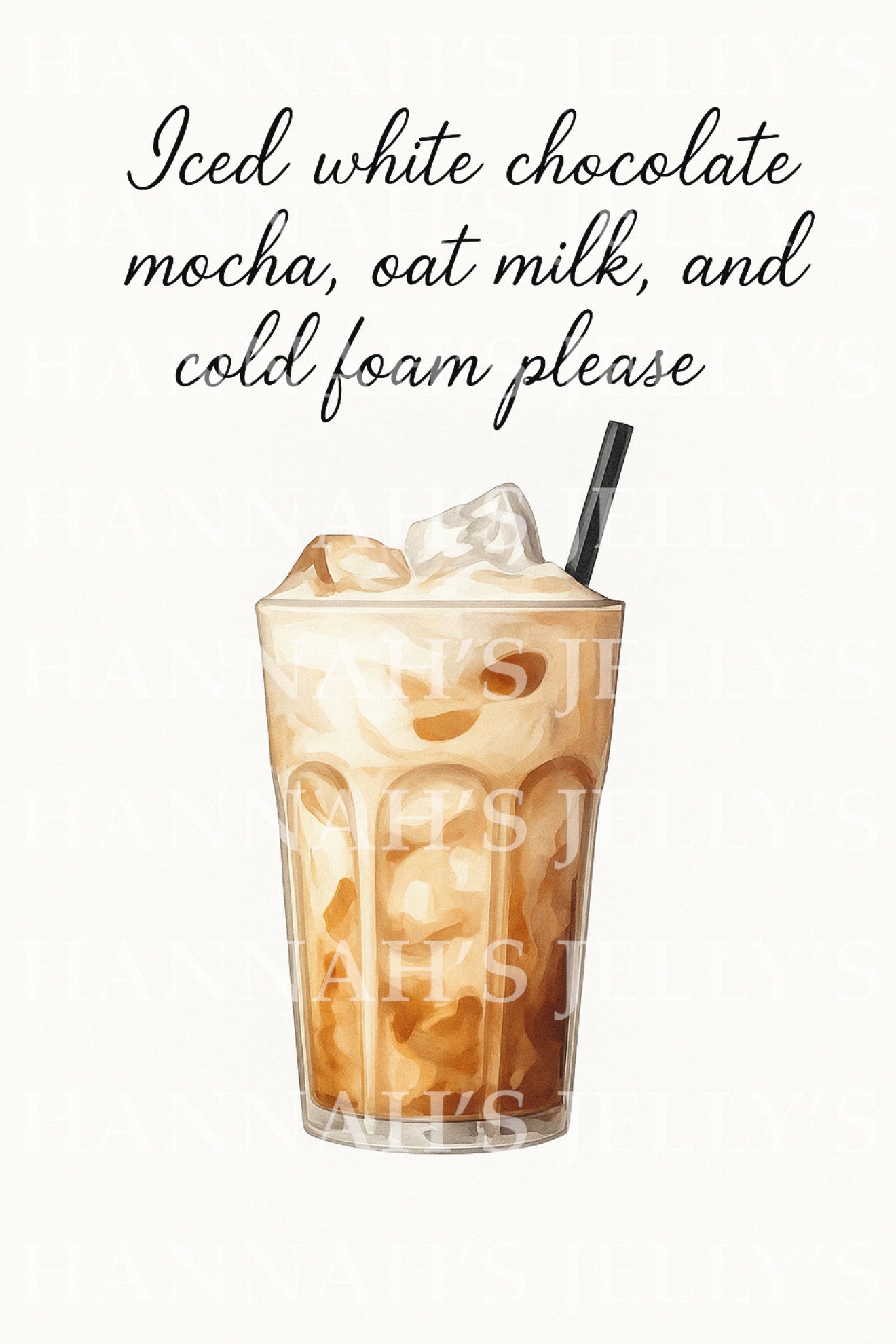 Iced White Chocolate Mocha Print