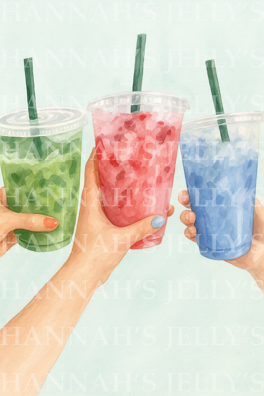 Matcha Cheers Print