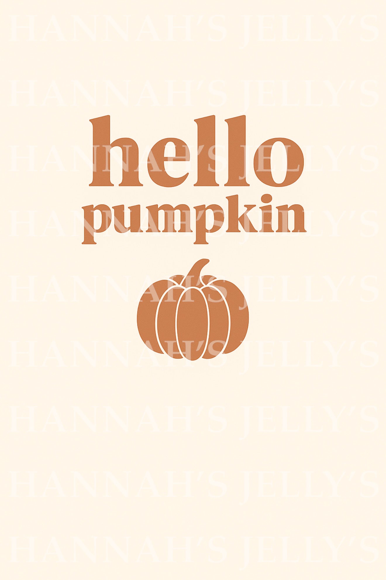 Hello Pumpkin Print