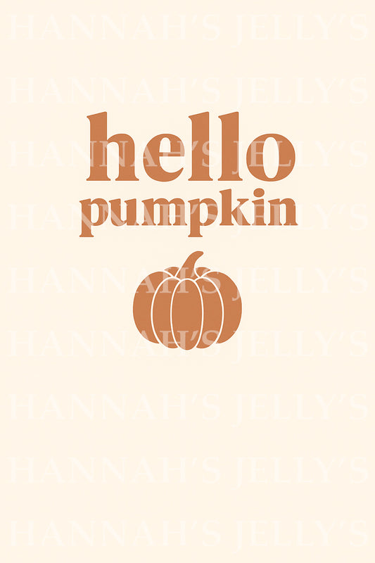 Hello Pumpkin Print