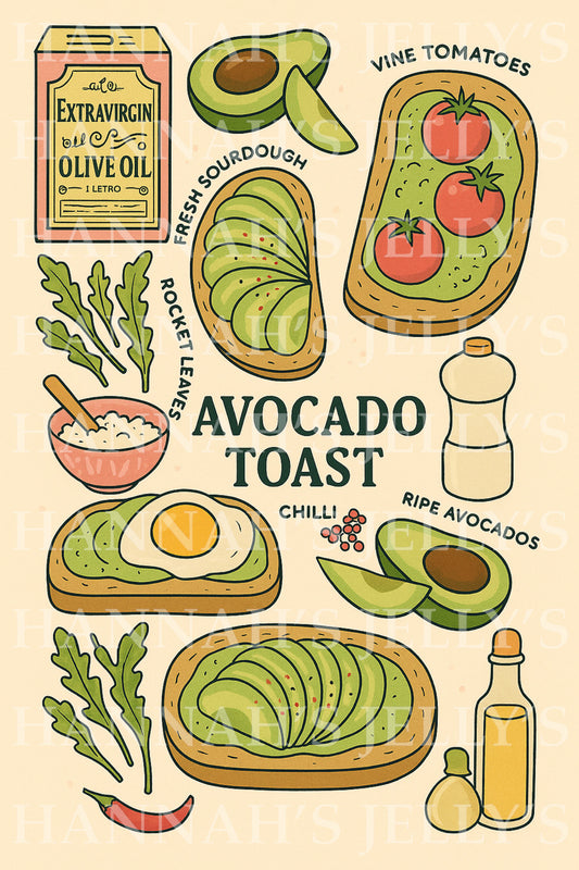 Avocado Toast Print