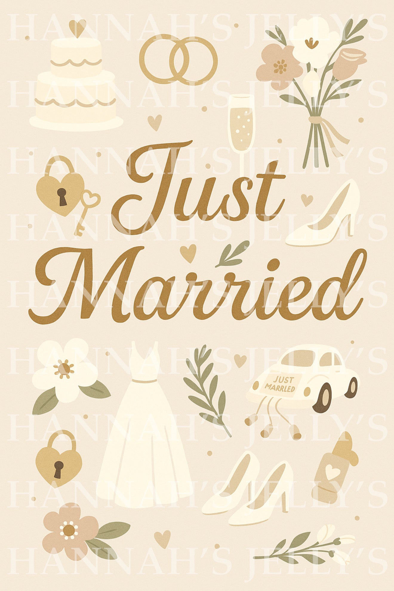 Just Married Print