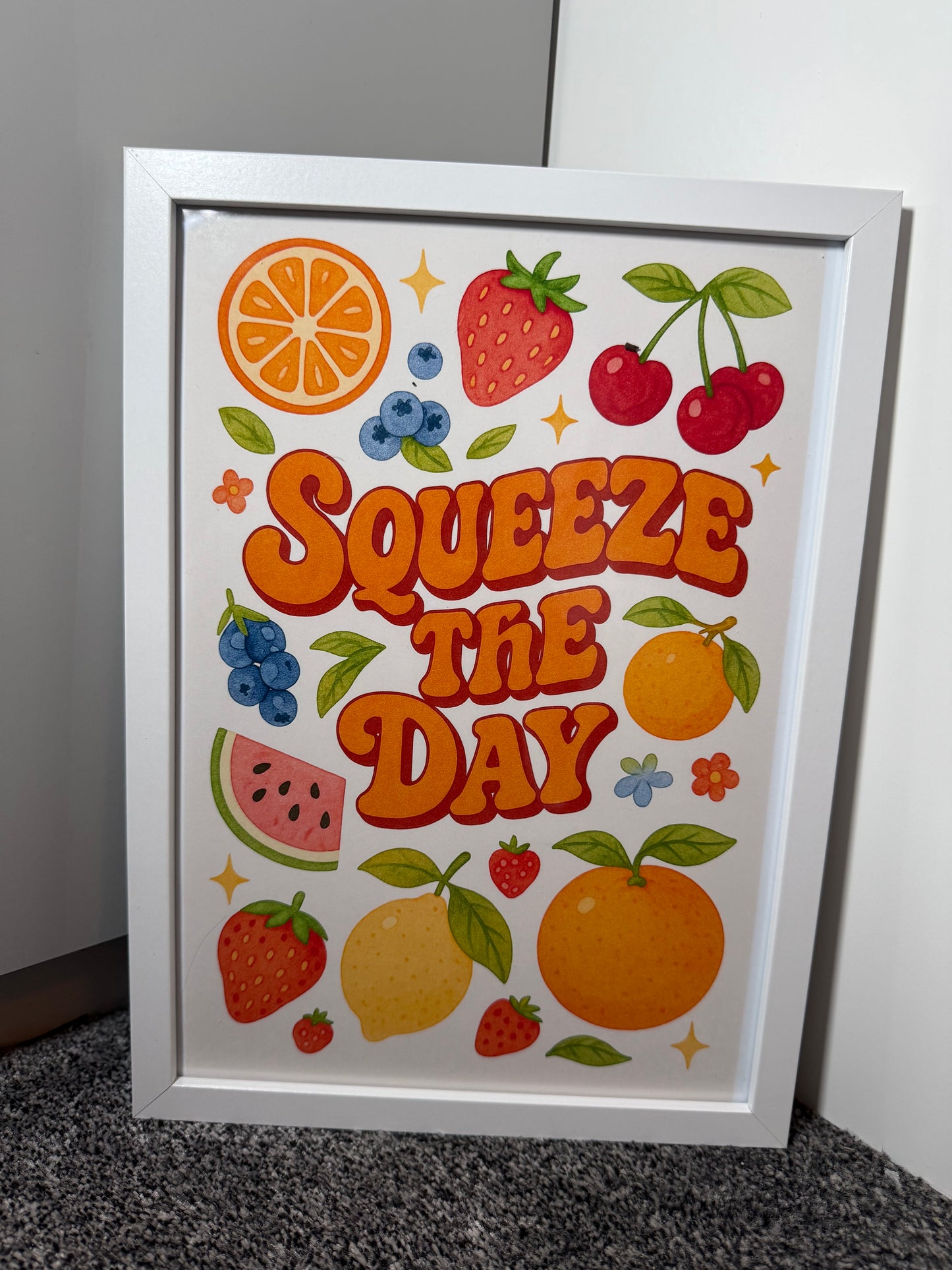 Squeeze The Day Print