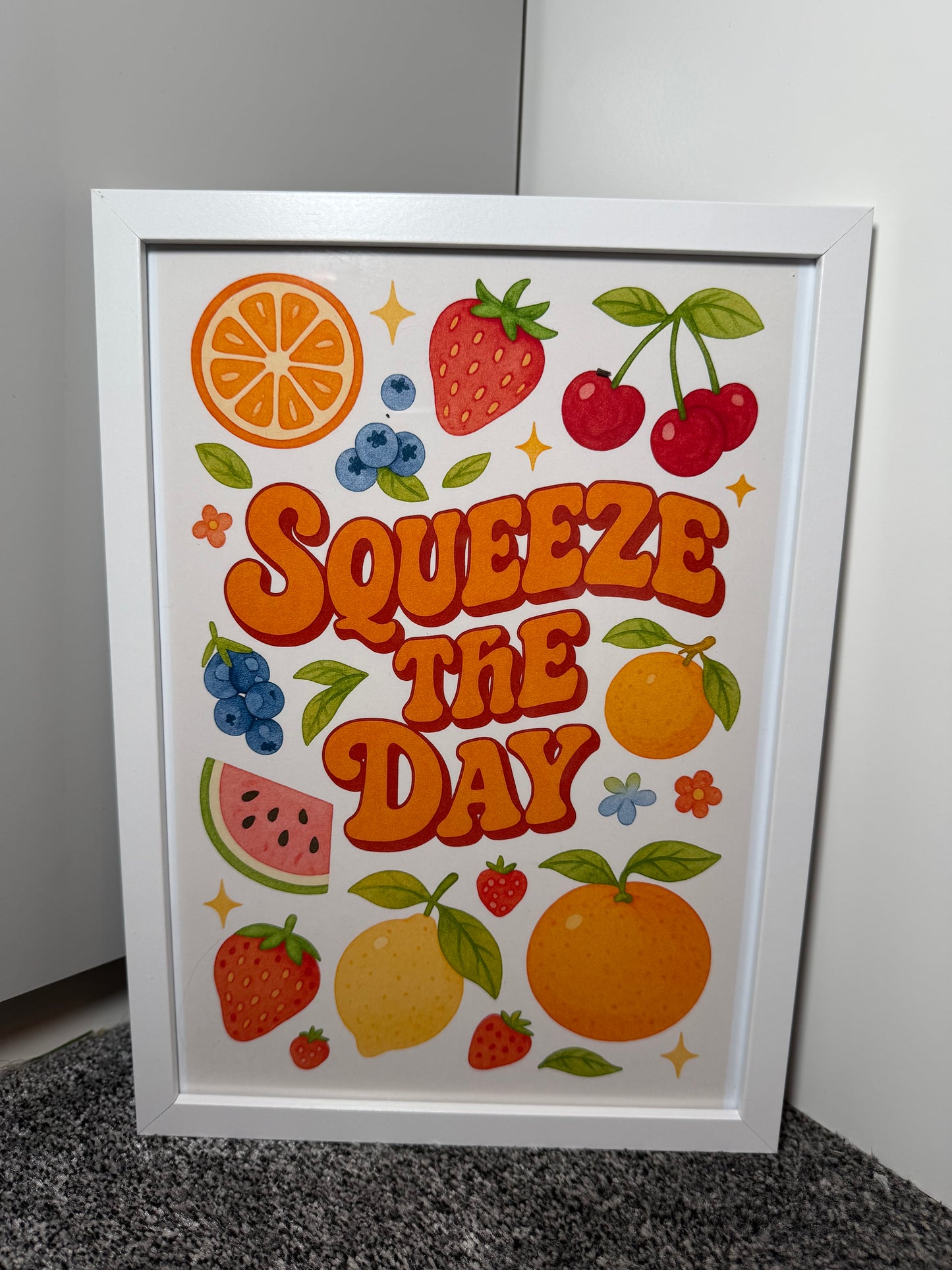 Squeeze The Day Print
