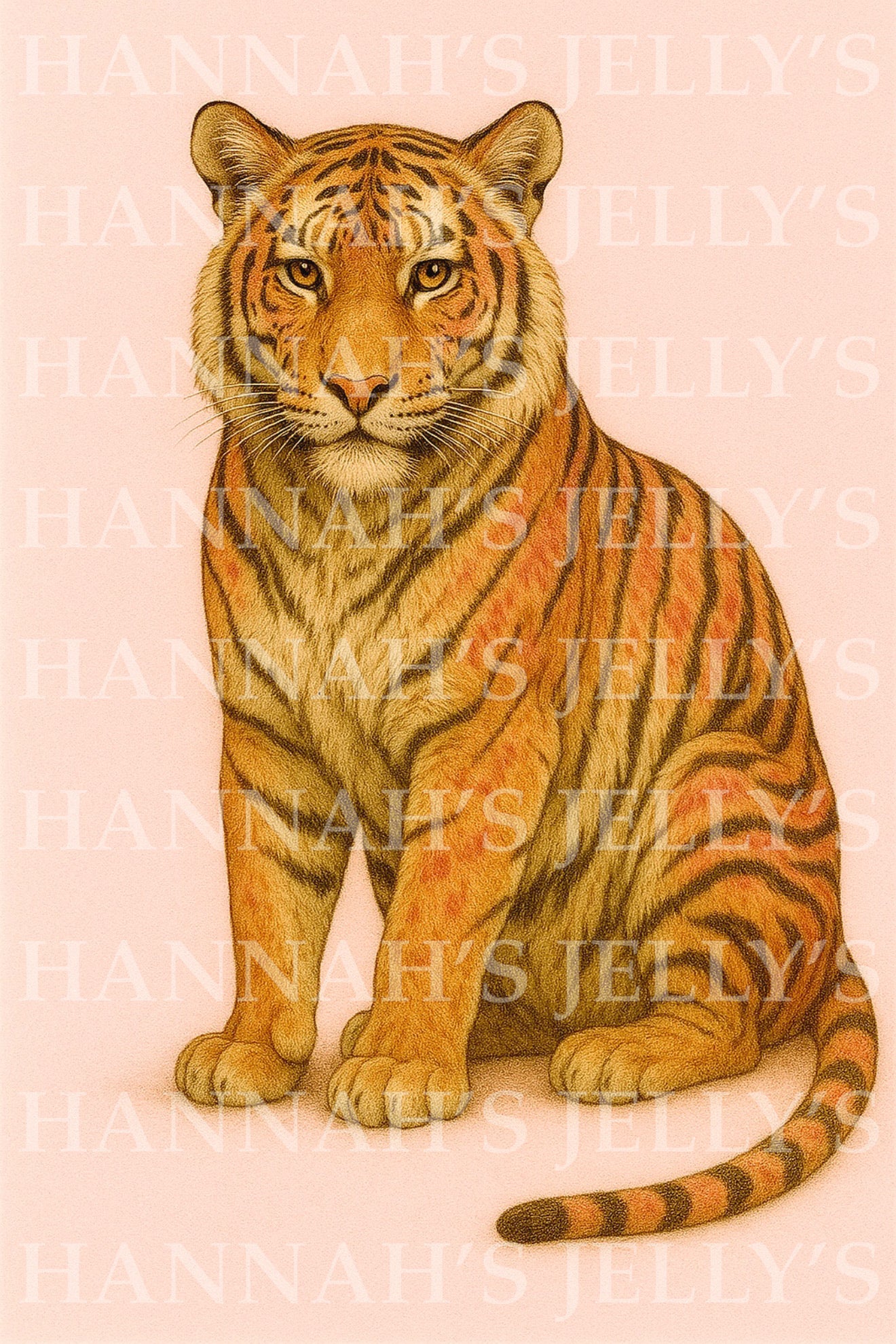 Tiger Portrait Print