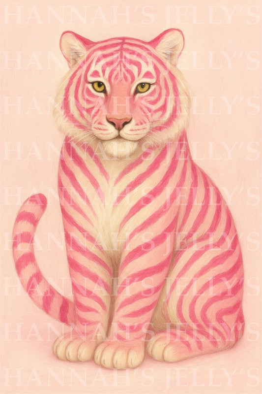 Pink Tiger Print