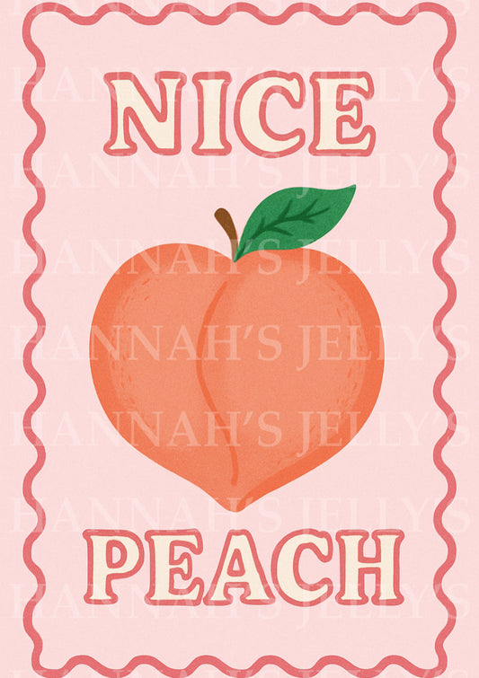 Nice Peach Print