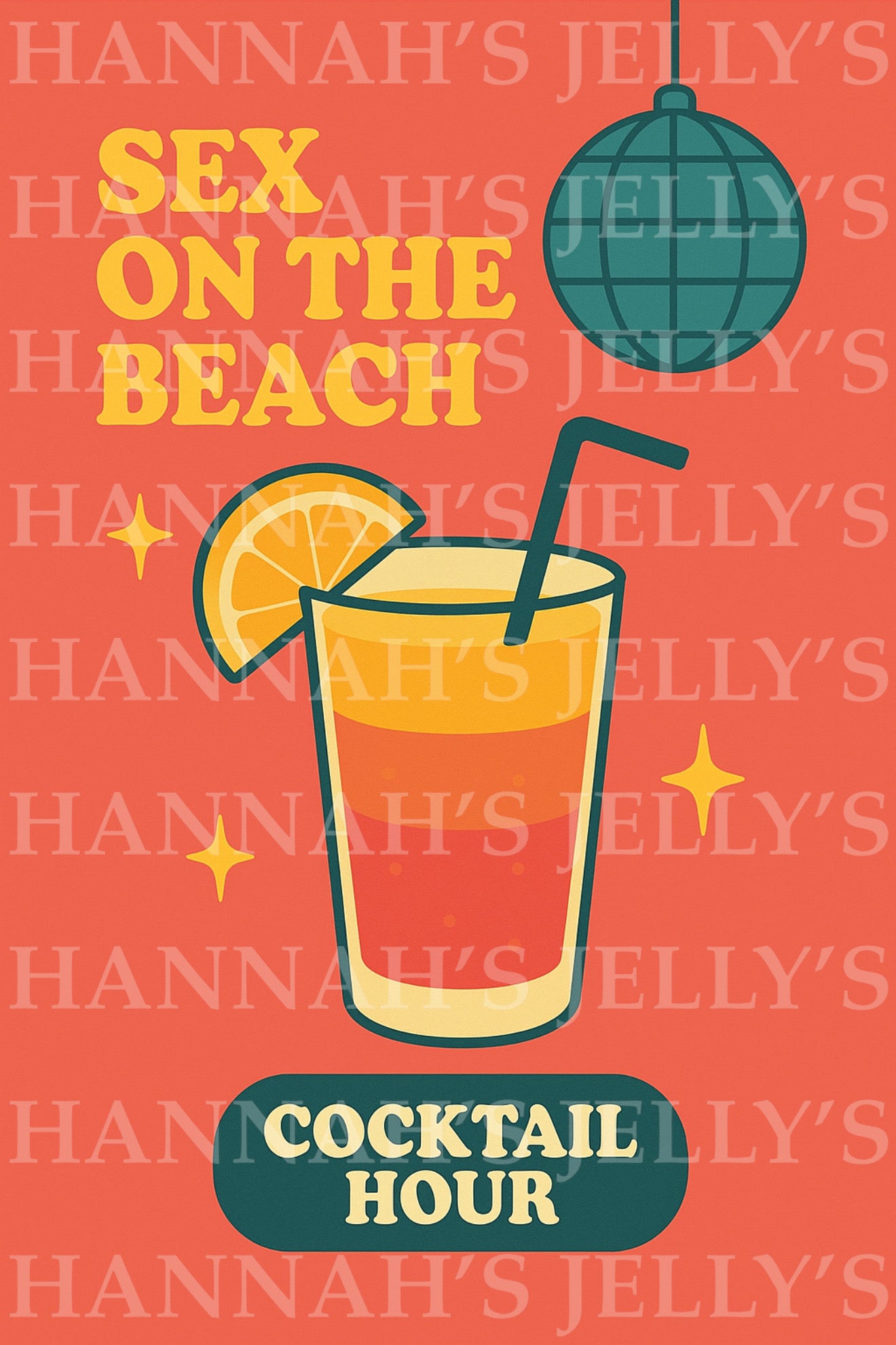 Sex on the beach print