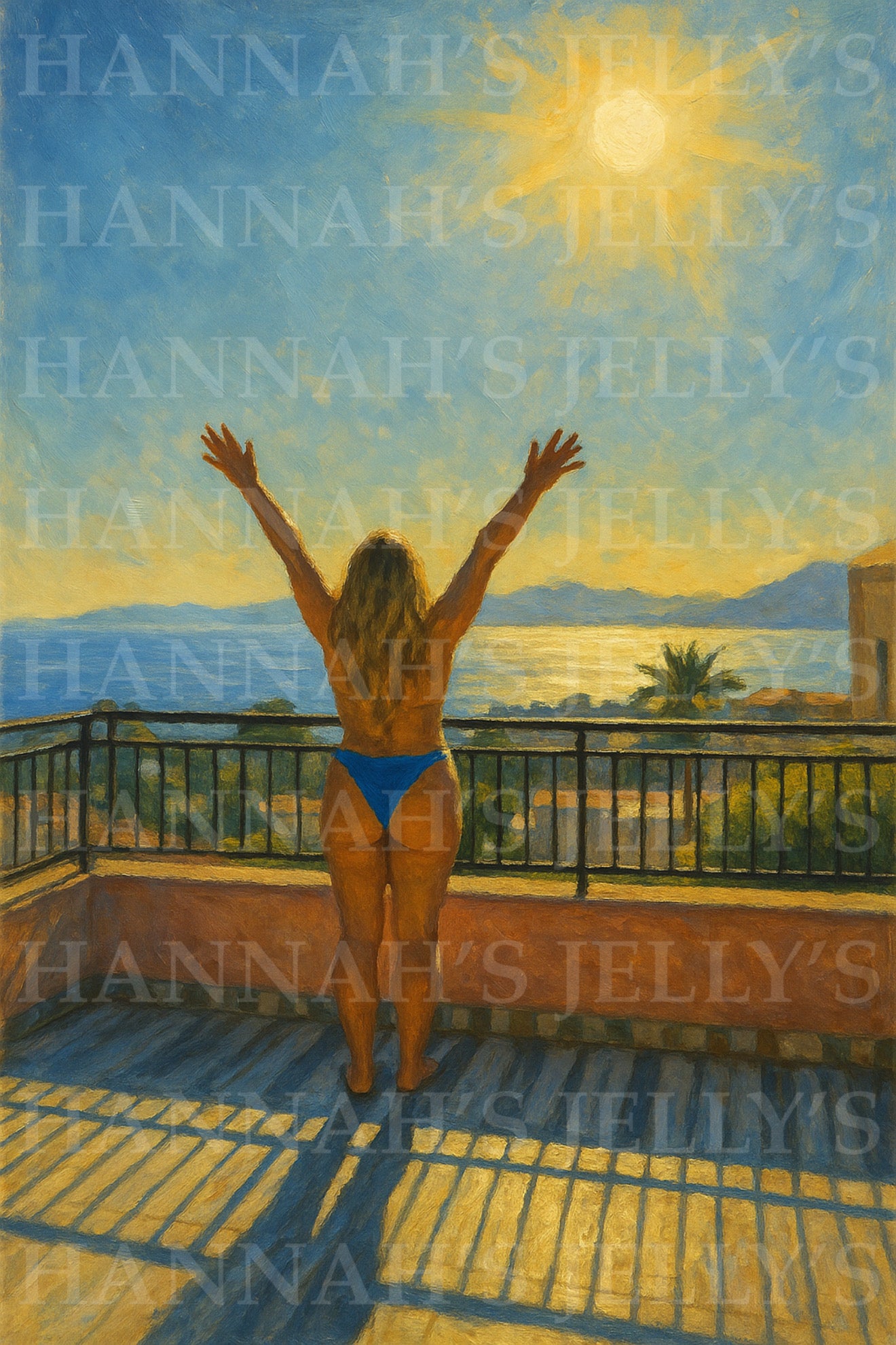 Summer Balcony Print