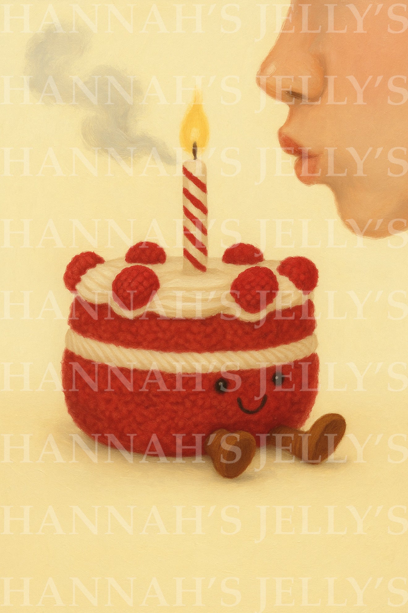 Jellycat Cake Print
