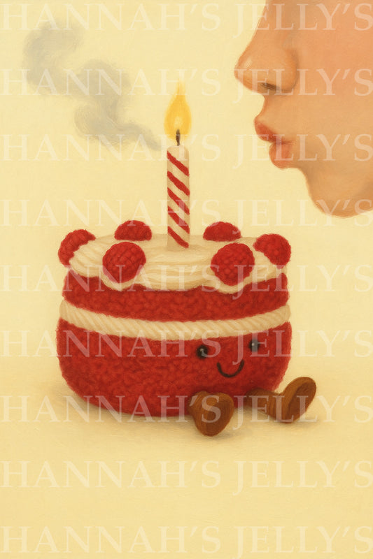 Jellycat Cake Print