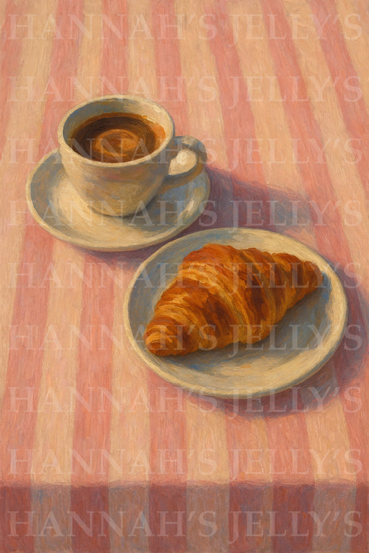 Coffee and Pastry Morning Print